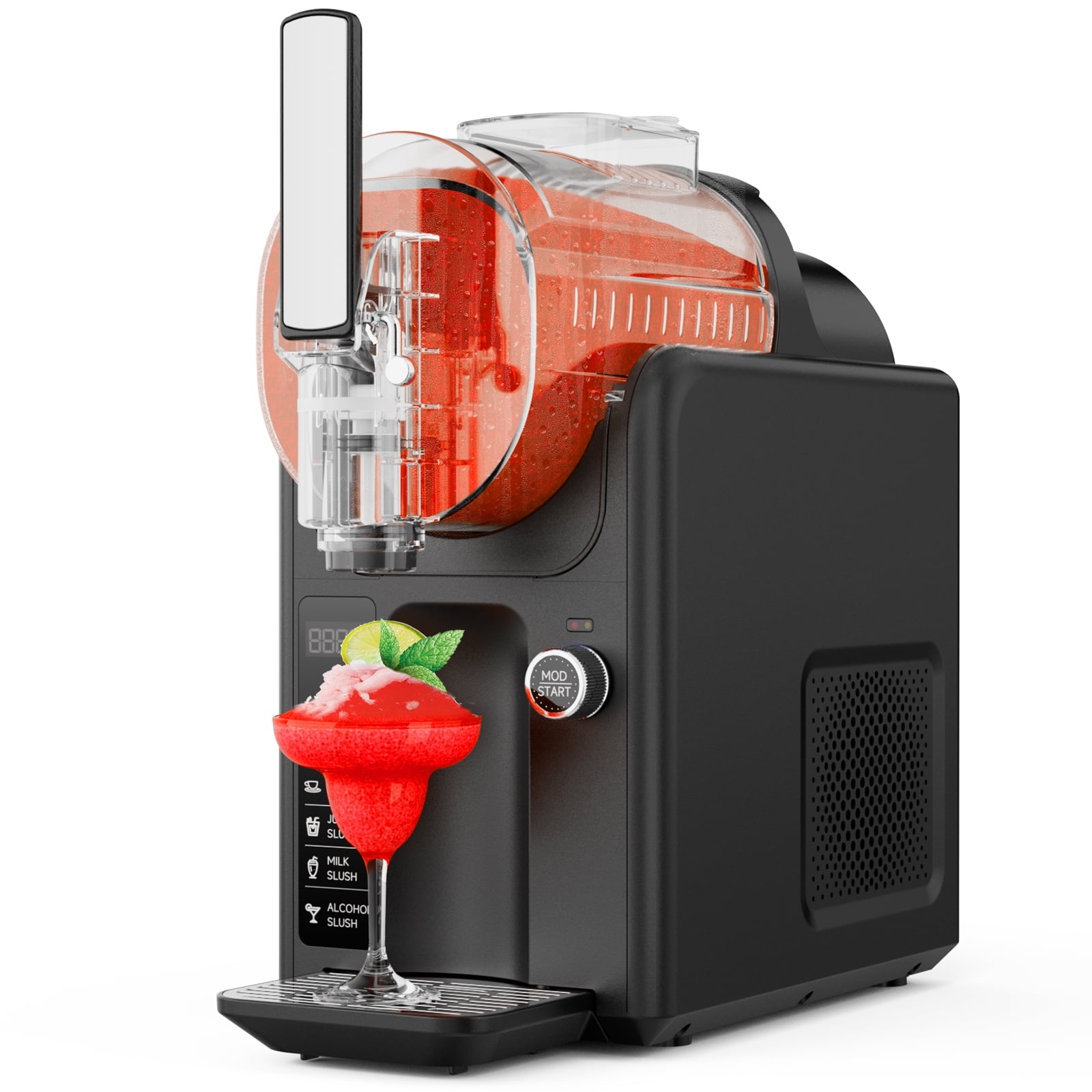 Ecojoy 88 oz Slushie Machine for Home - Frozen Drink Maker with Auto-Fresh Keep, Smart Display & Self-Cleaning - Perfect for Margaritas, Frappés, Milkshakes & More